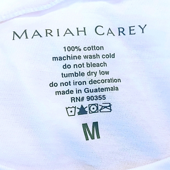MARIAH CAREY ALL I WANT FOR CHRISTMAS IS YOU COTTON TEE SHIRT WOMEN'S SIZE M - Picture 4 of 5